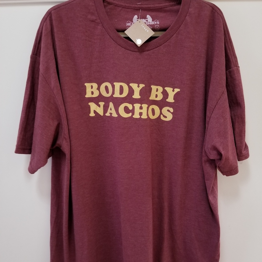 2xl t-shirt "BODY BY NACHOS"